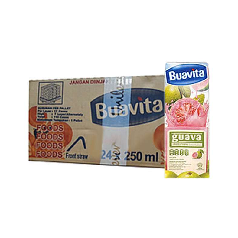 Buavita Guava 250 Ml Pcs Karton Isi 24 Pcs