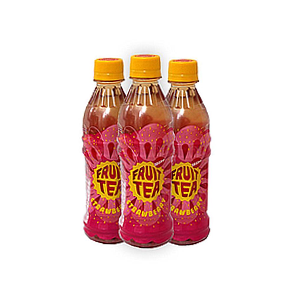 Fruit Tea Strawberry PET 350 Ml Karton Isi 12 Pcs