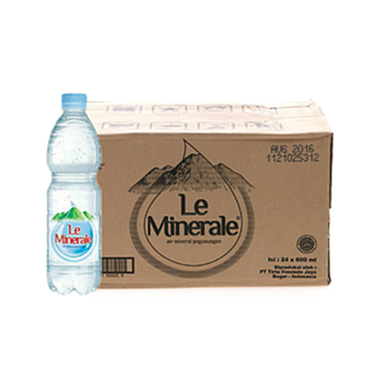 Le Mineral 600 Ml Karton Isi 24 Pcs