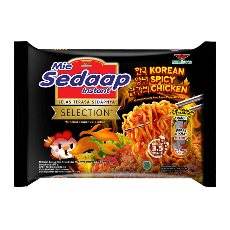 Mie Sedaap Korean Spicy Chicken 87 Gr