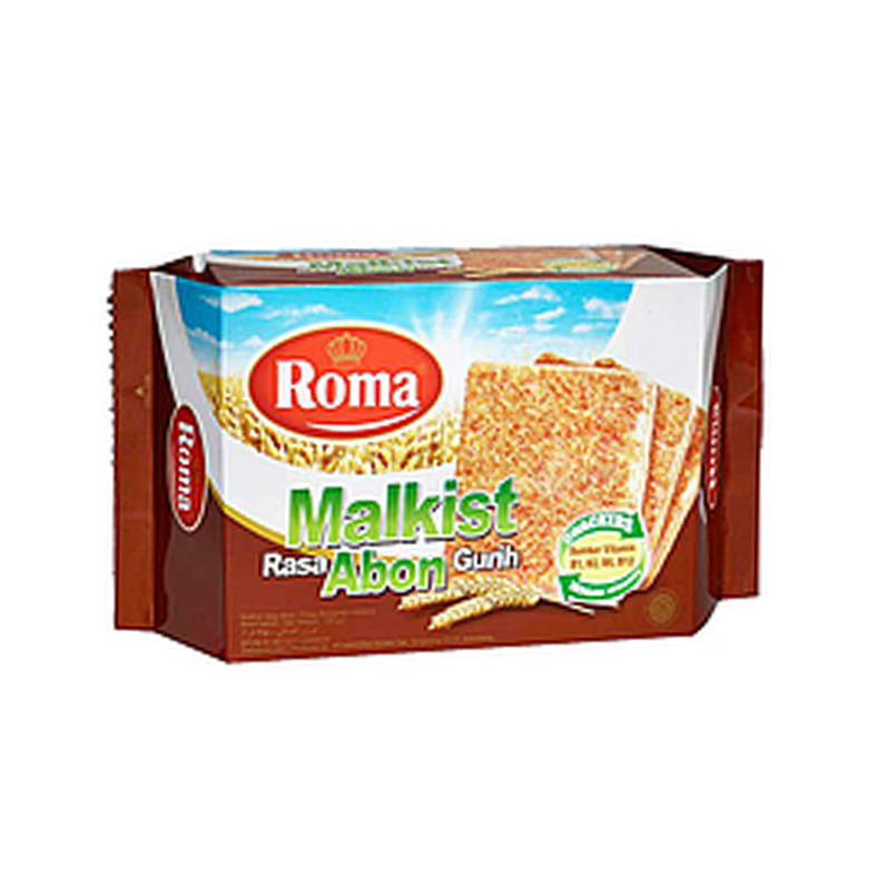 Roma Malkist Rasa Abon Gurih  Kemasan Pack Plastik 135 G