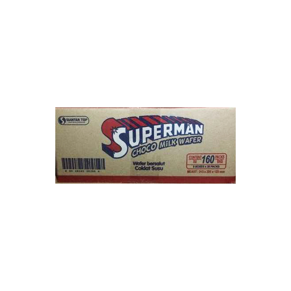 Superman Coco Milk Wafer Isi 160