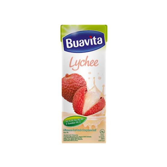 Buavita Lychee Tetra Pack 250 Ml Karton Isi 24 Pcs