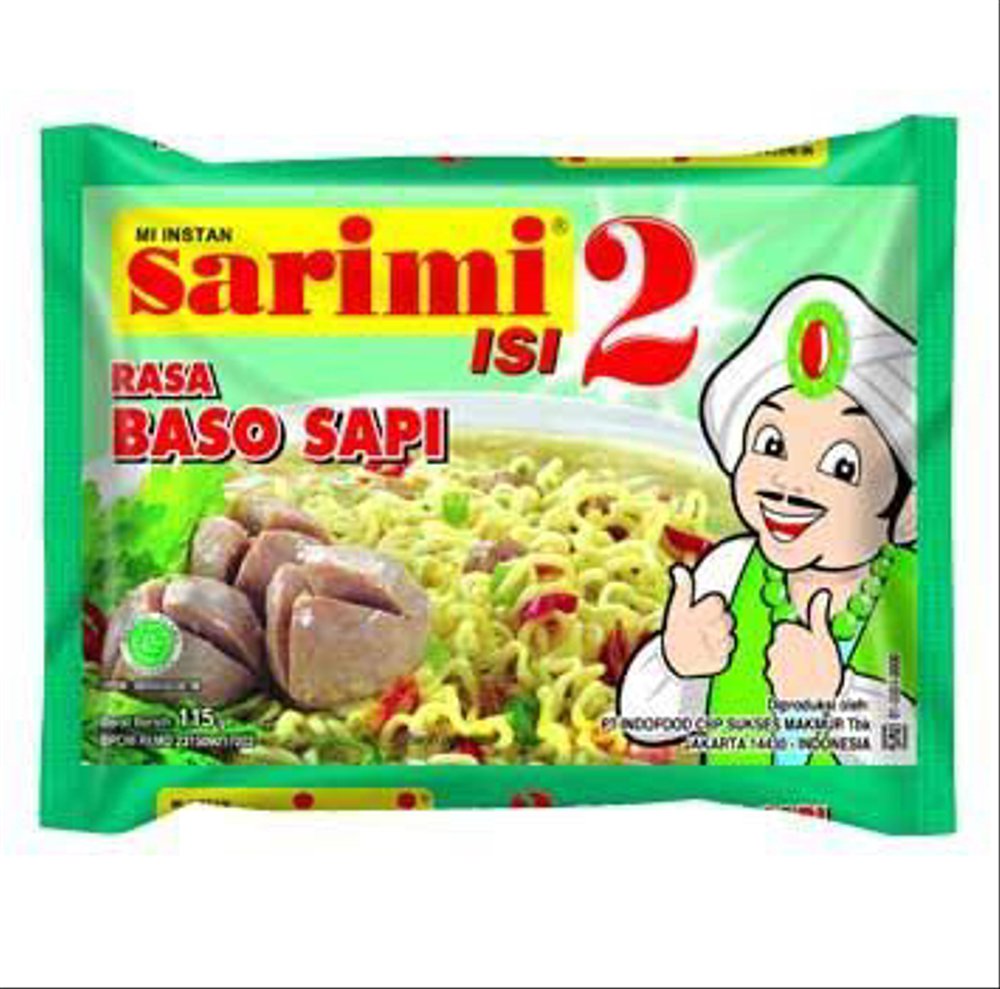Sarimi Isi 2 Mie Kuah Rasa Baso Sapi 115 Gr