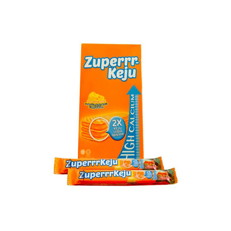Zuper Keju 27 g Pack Plastik Isi 20
