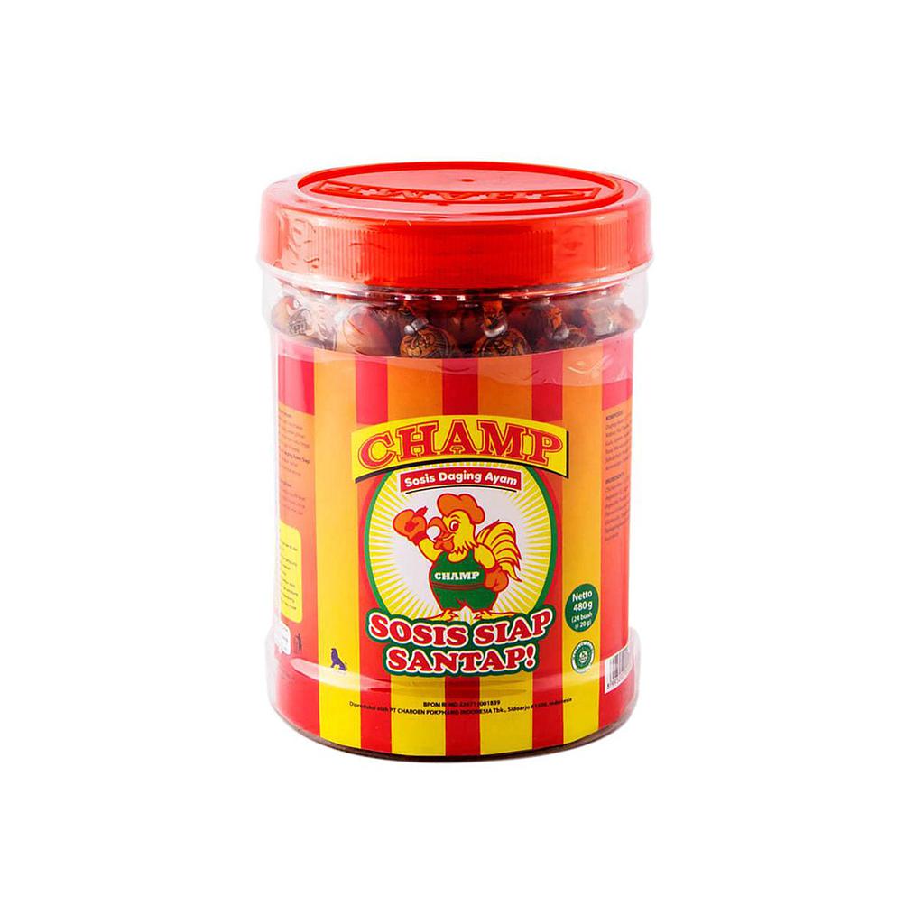Champ Sosis Daging Ayam 480 Gr Stoples Plastik