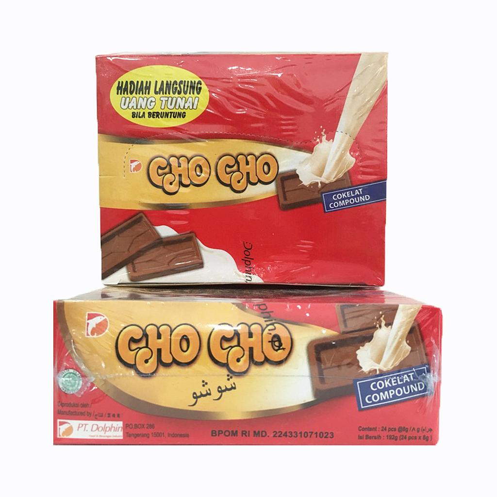 Dolpin Cho Cho Sweet Chocolate Compound White Conten 168g (24 Pcs X 7g)