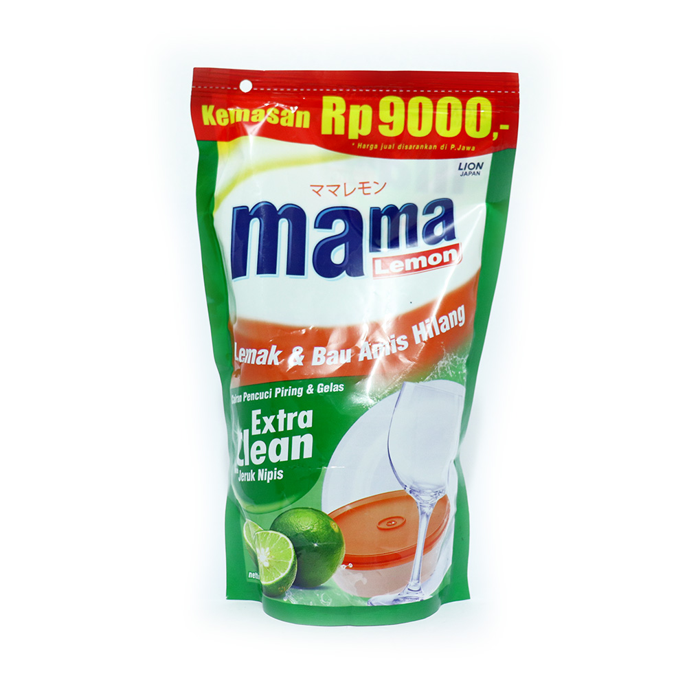 Mama Lemon Lemak &amp; Bau Amis Hilang Extra Clean Jeruk Nipis 470 Ml