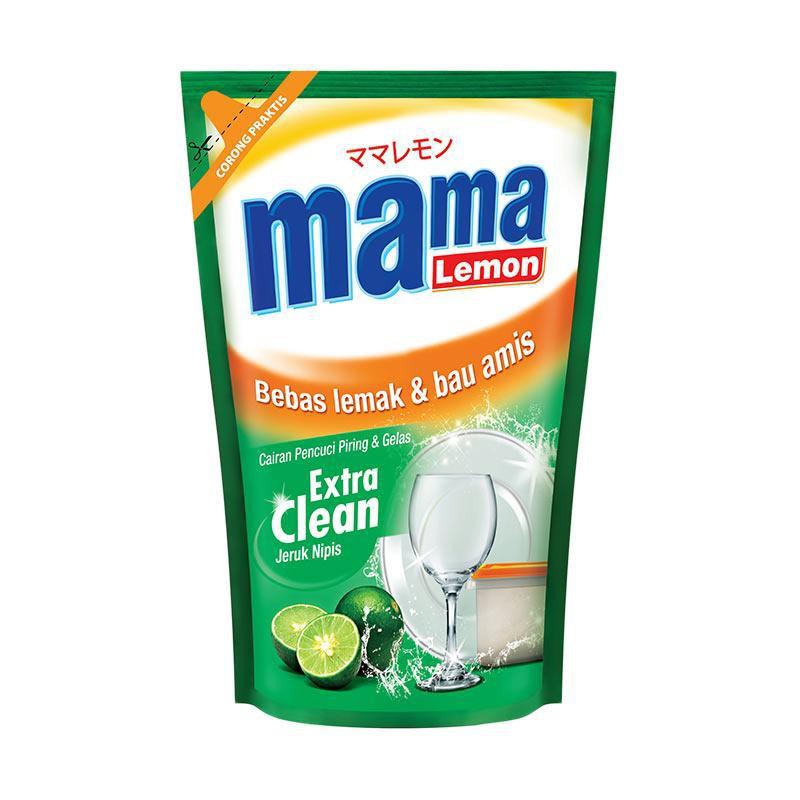 Mama Lemon Lemak &amp; Bau Amis Hilang Extra Clean Jeruk Nipis 780 Ml