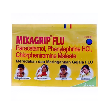 Mixagrip Flu Strip 4 Tablet