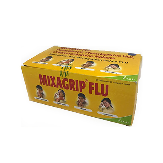 Mixagrip Flu 4 Tablet Box Isi 25