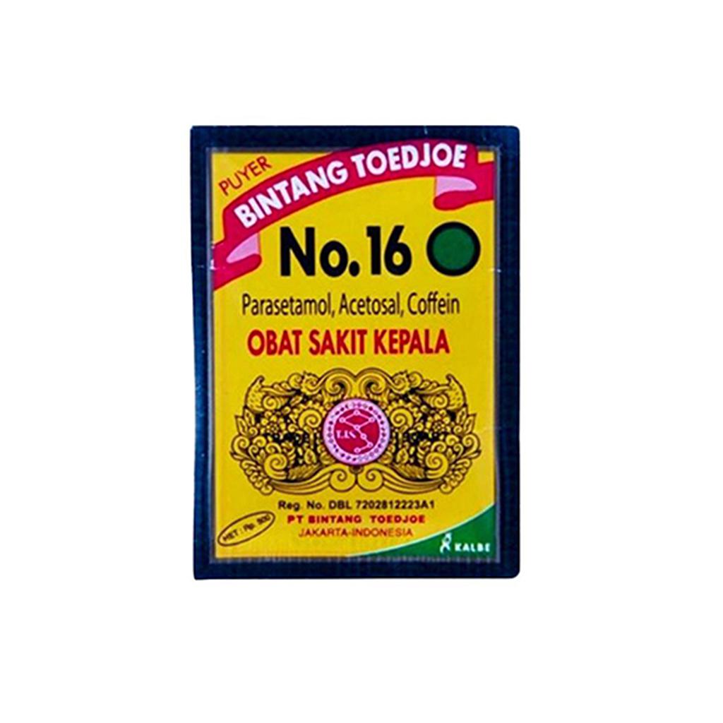 Bintang Toedjoe Puyer No 16 Sachet Renceng 12 Pcs