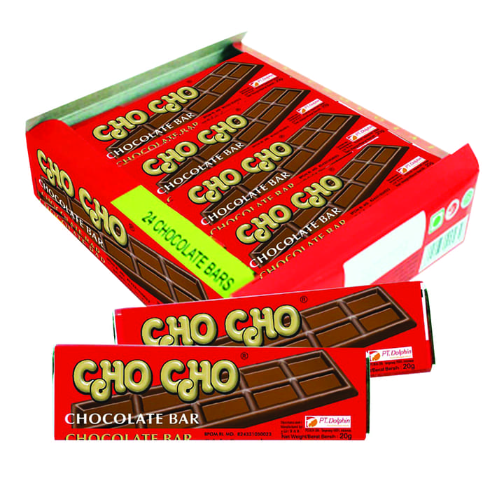 Dolphin Cho Cho Chocolate Bar 20 Gr Box Isi 24 Pcs