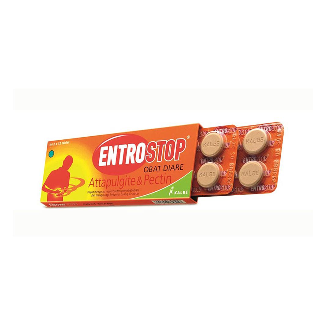 Entrostop Anti Diare 12 Tablets Box Isi 2