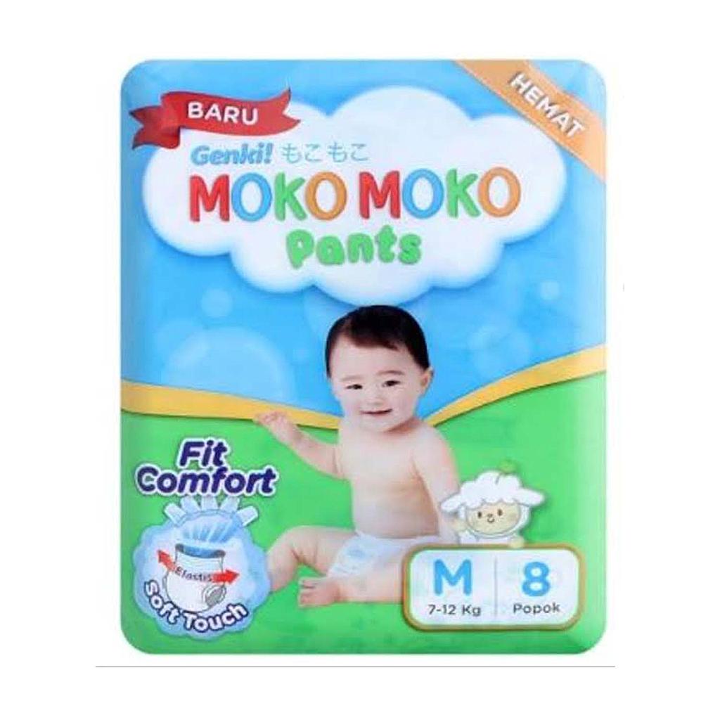 Genki Moko Moko Pants Pack M 8 Pcs