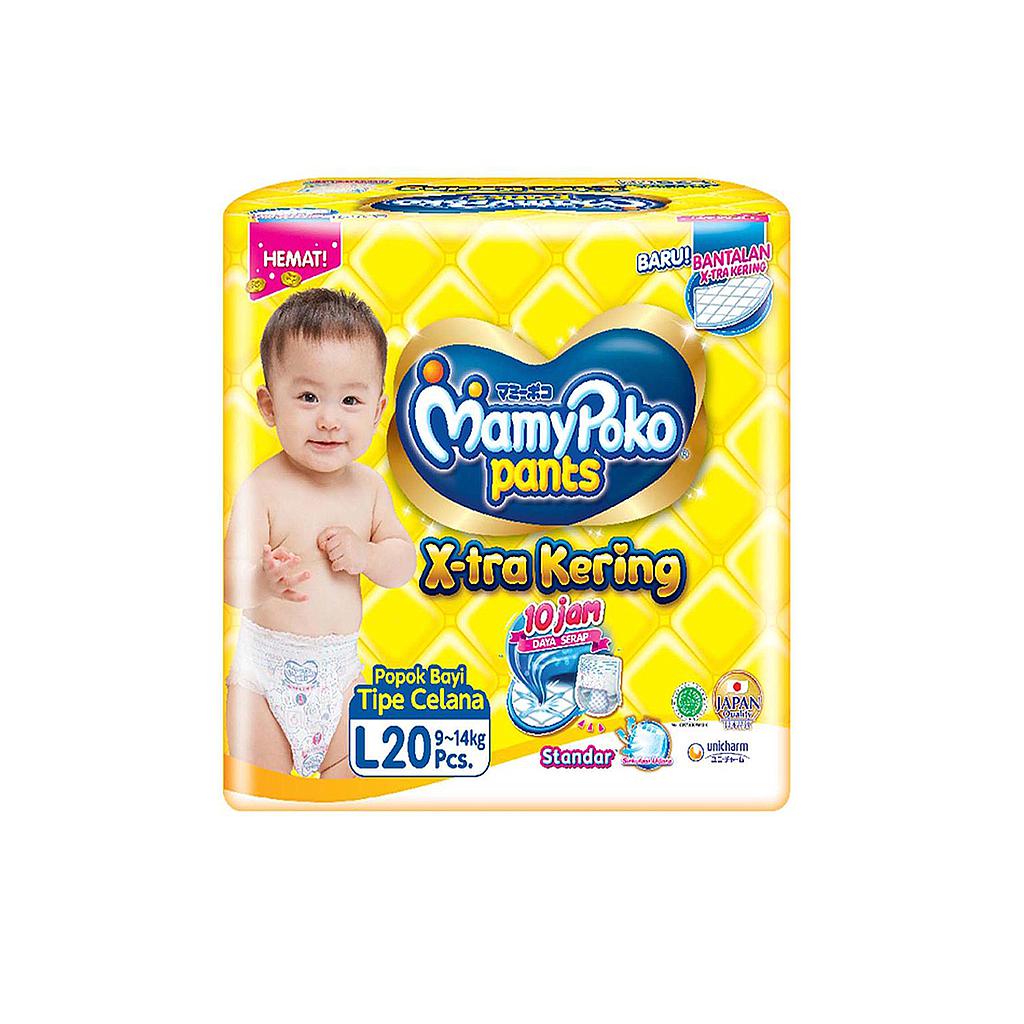 Mamy Poko Pants Extra Kering Pack L 20 Pcs