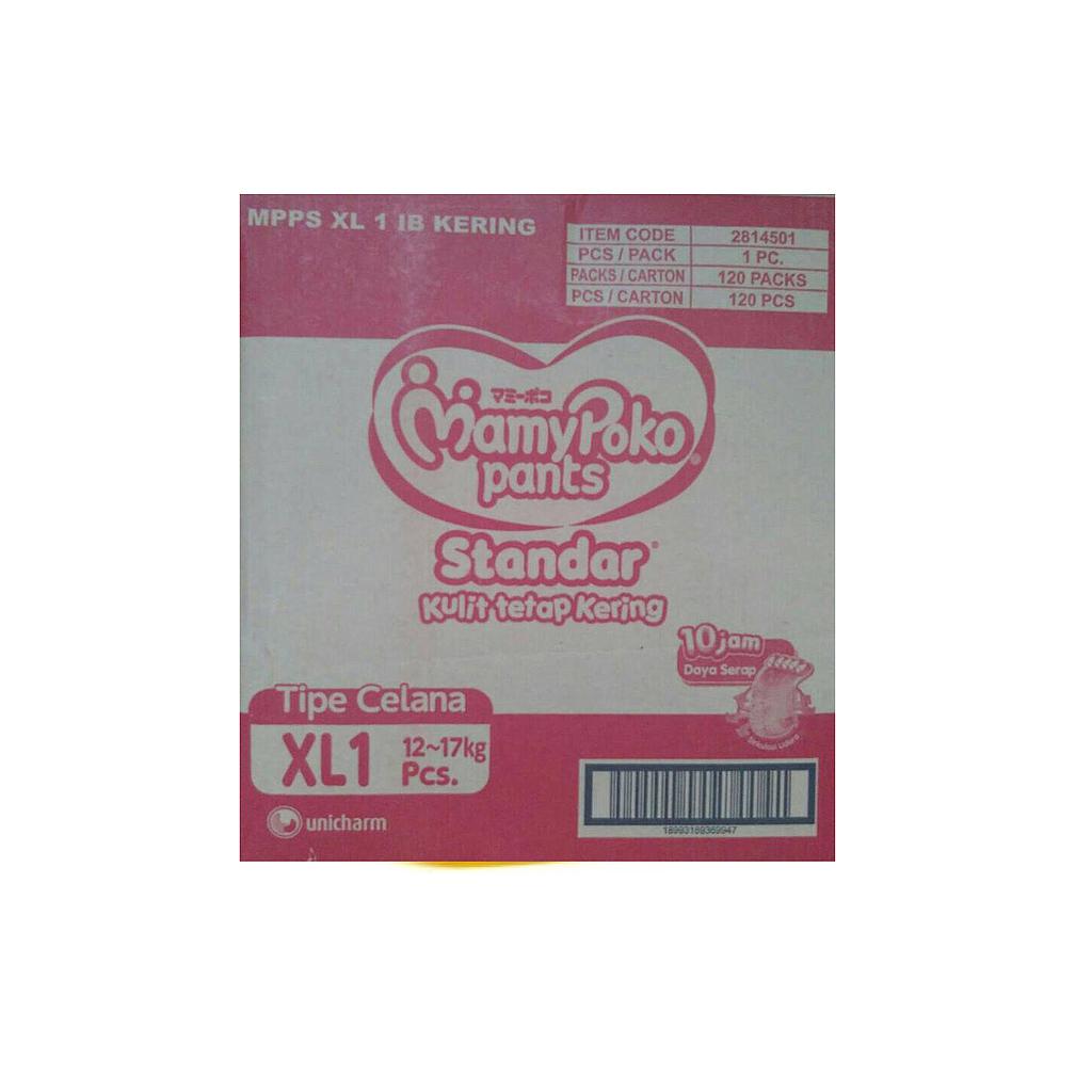 Mamy Poko Pants Xl Sachet Karton Isi 120 Pcs