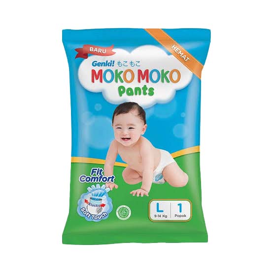 Genki Moko Moko Pants Sachet L 