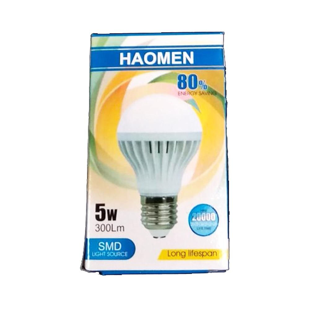 Haomen E27 Cool Daylight 5 Watt 1 Pcs