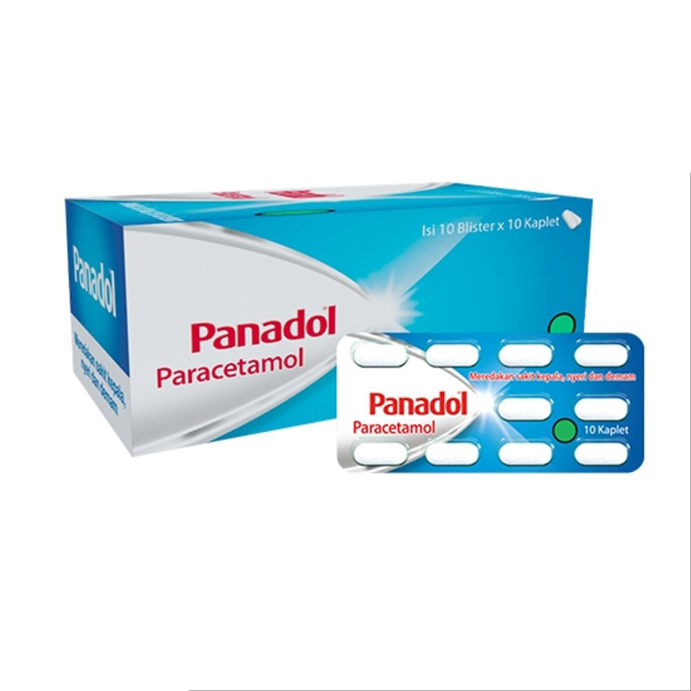 Panadol Reguler 10 Tablet Box Isi 10