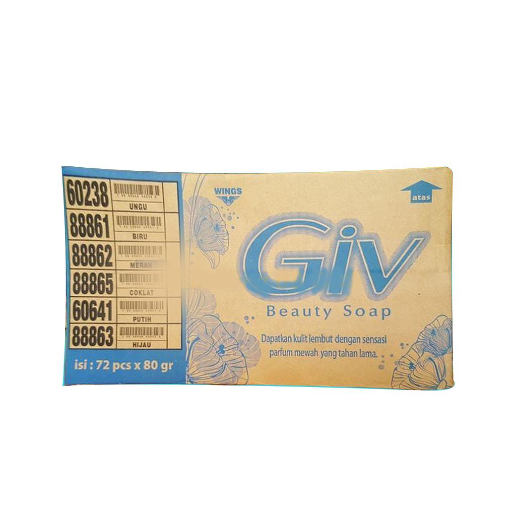 Giv Bar Mulberry Soap Bar 76 Gr Karton Isi 72 Pcs