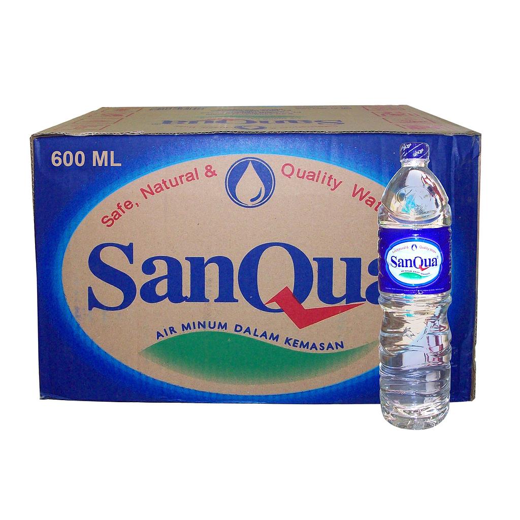 Sanqua PET 600 Ml Karton Isi 24 Pcs