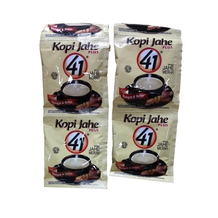 41 Kopi Jahe Sachet 23 Gr Renceng Isi 10 Pcs
