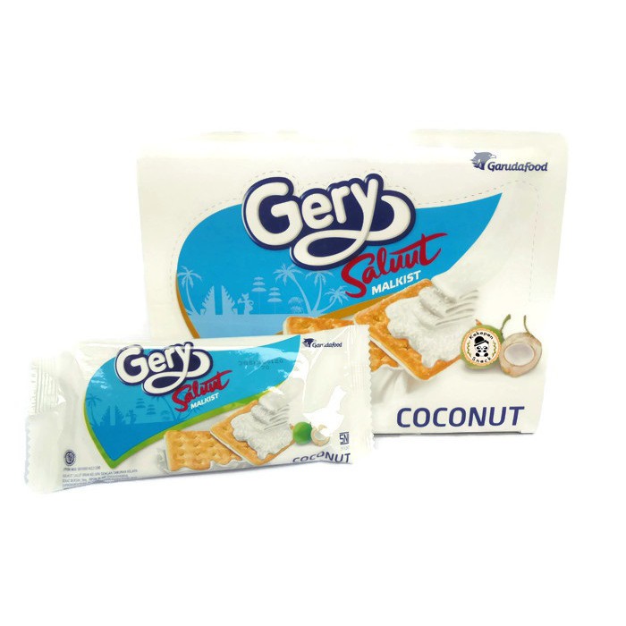 Gery Saluut Coconut 12 Pcs Pack Karton Isi 1