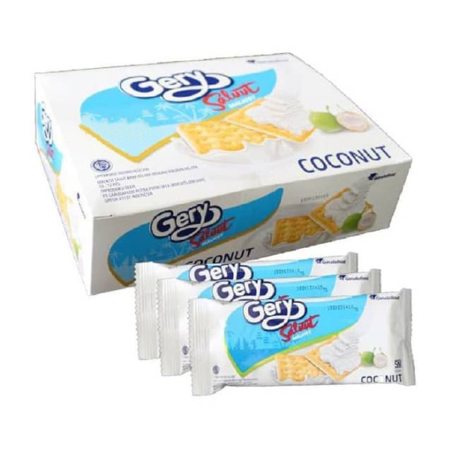 Gery Saluut Malkist Coconut 110 Gr Pack Karton Isi 20