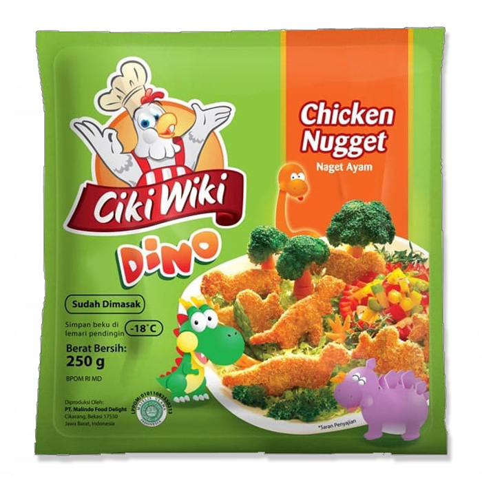 Ciki Wiki Chicken Nugget Dino 250 GR