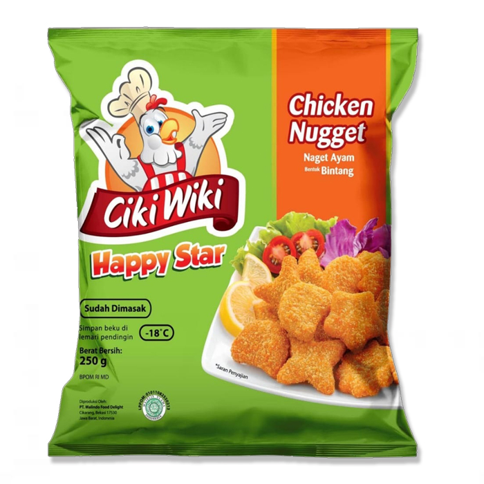 Ciki Wiki Chichken Nugget Happy Star 250 GR