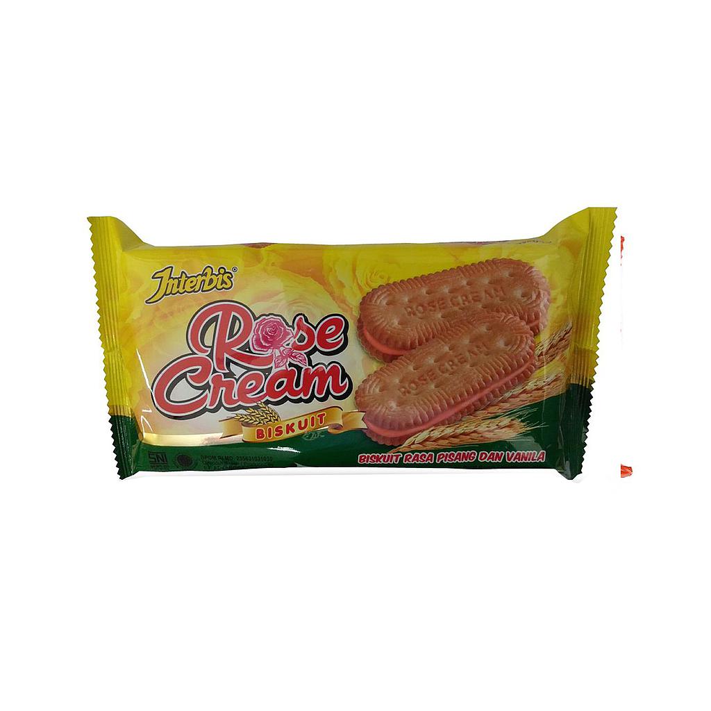 Interbis Rose Cream Biskuit Pisang dan Vanilla 210 g