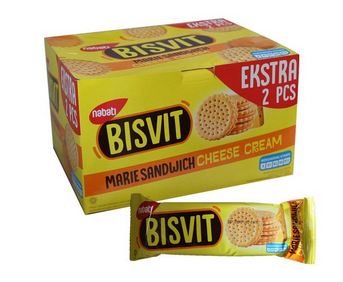 Bisvit Marie Sandwich Chocolate Cream 48 G Pack Box Isi 24