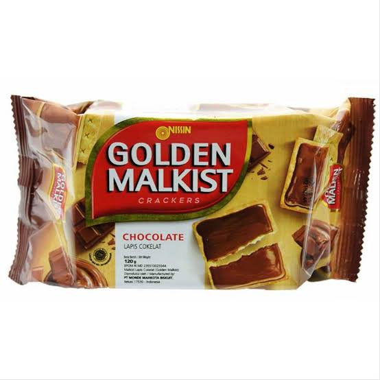 Nissin Golden Malkist Chocolate 120 G