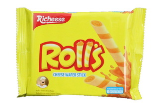 Richeese Wafer Roll  Plastik 43 G