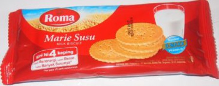 Roma Biskuit Marie Susu Sachet 21 G
