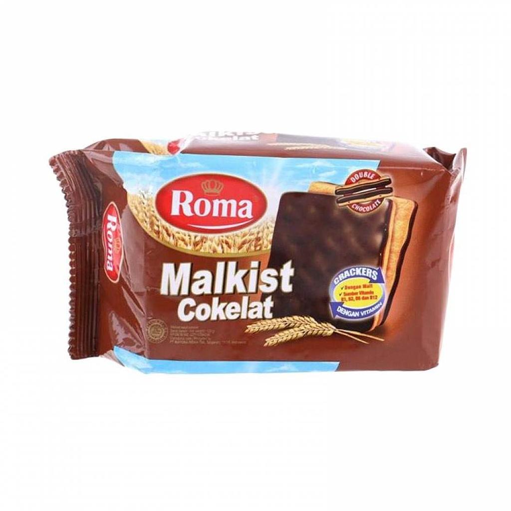Roma Malkist Coklat Plastic Pack 120 G