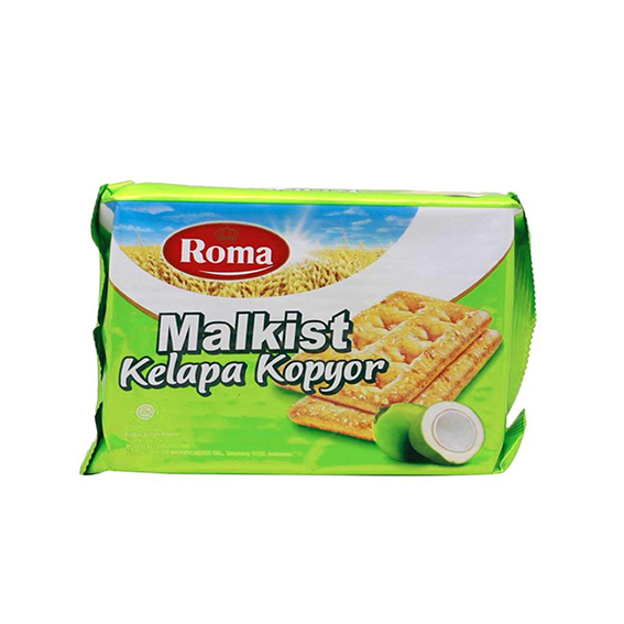 Roma Malkist Kelapa Kopyor Plastic Pack 252 Gr