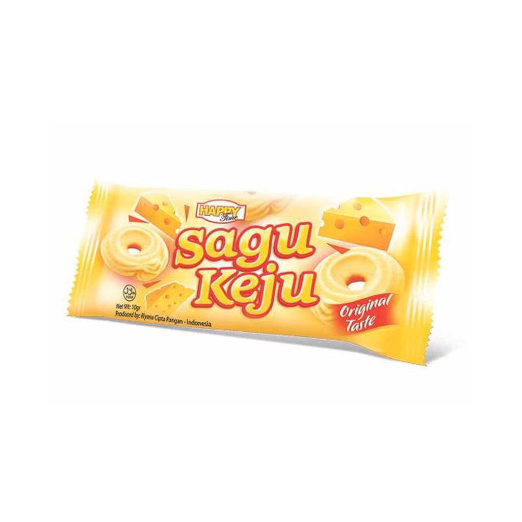 Sagu Keju Happy Time Sachet 10 G Isi 10 Pcs