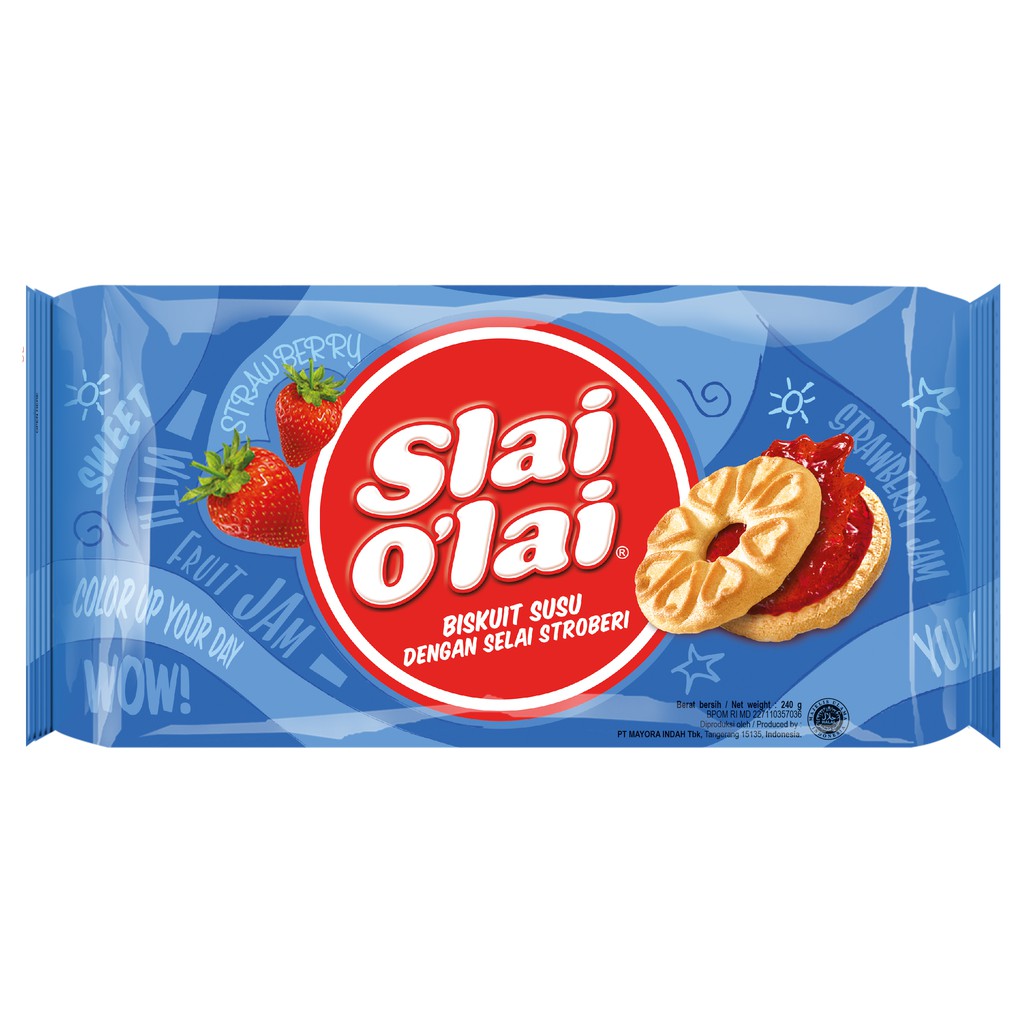 Slai Olai Strawberry Plastic Pack 240 G
