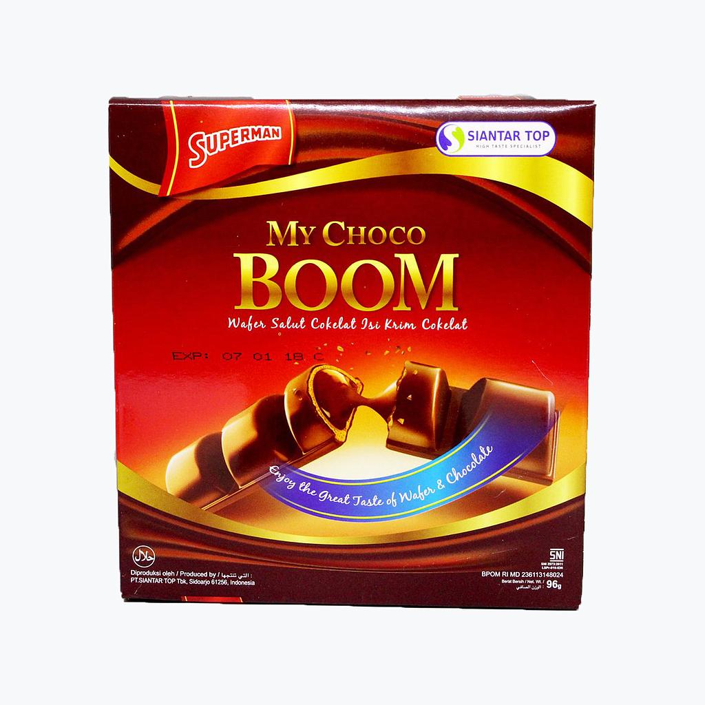 Superman My Choco Boom Plastic Pack 20 G Box Isi 15