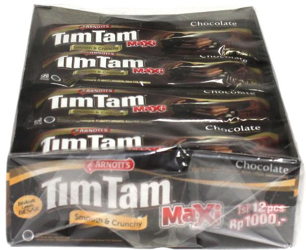 Timtam Maxi Coklat 16 G Dus Isi 12 Pcs