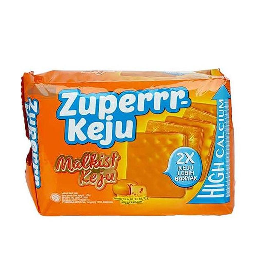 Zuperrr Malkist Keju Plastic Pack 120 G