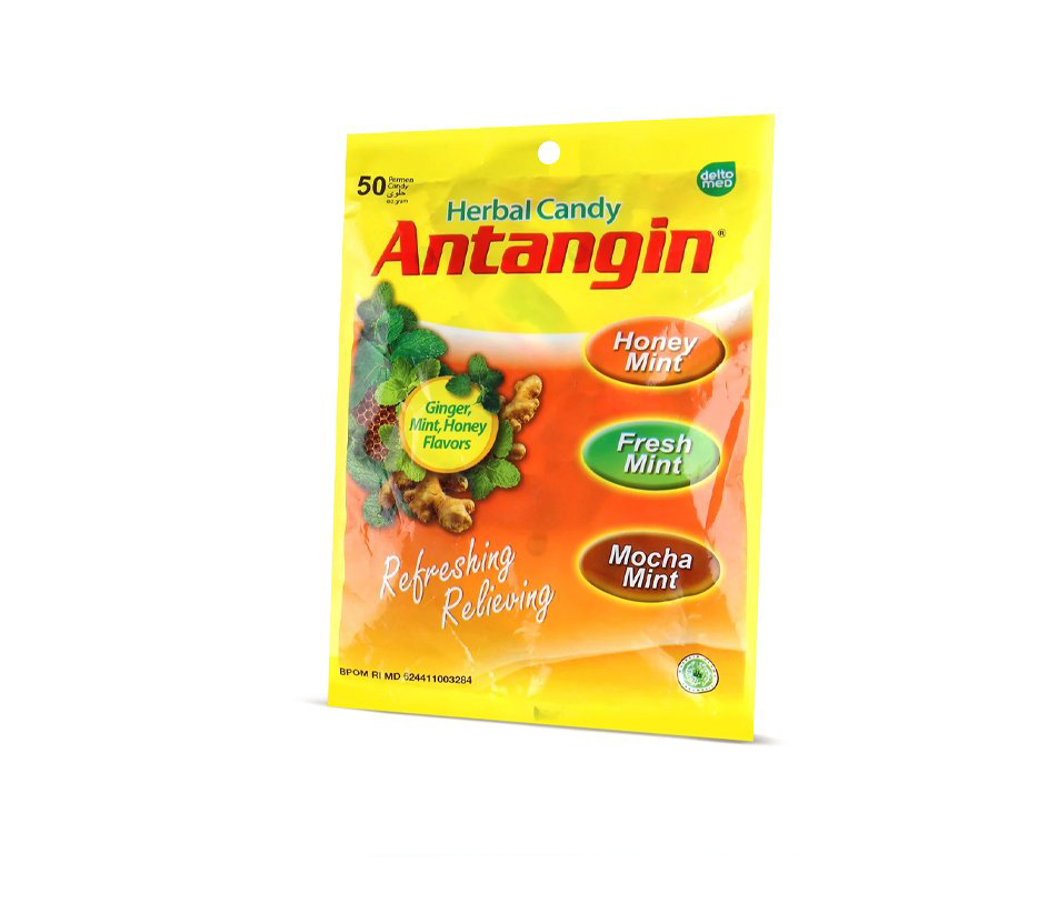 Antangin Herbal Candy Sachet Box Isi 50