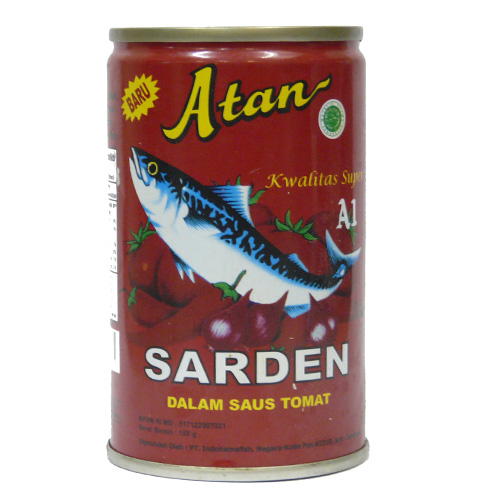Atan Sardines Saus Tomat 155 Gr