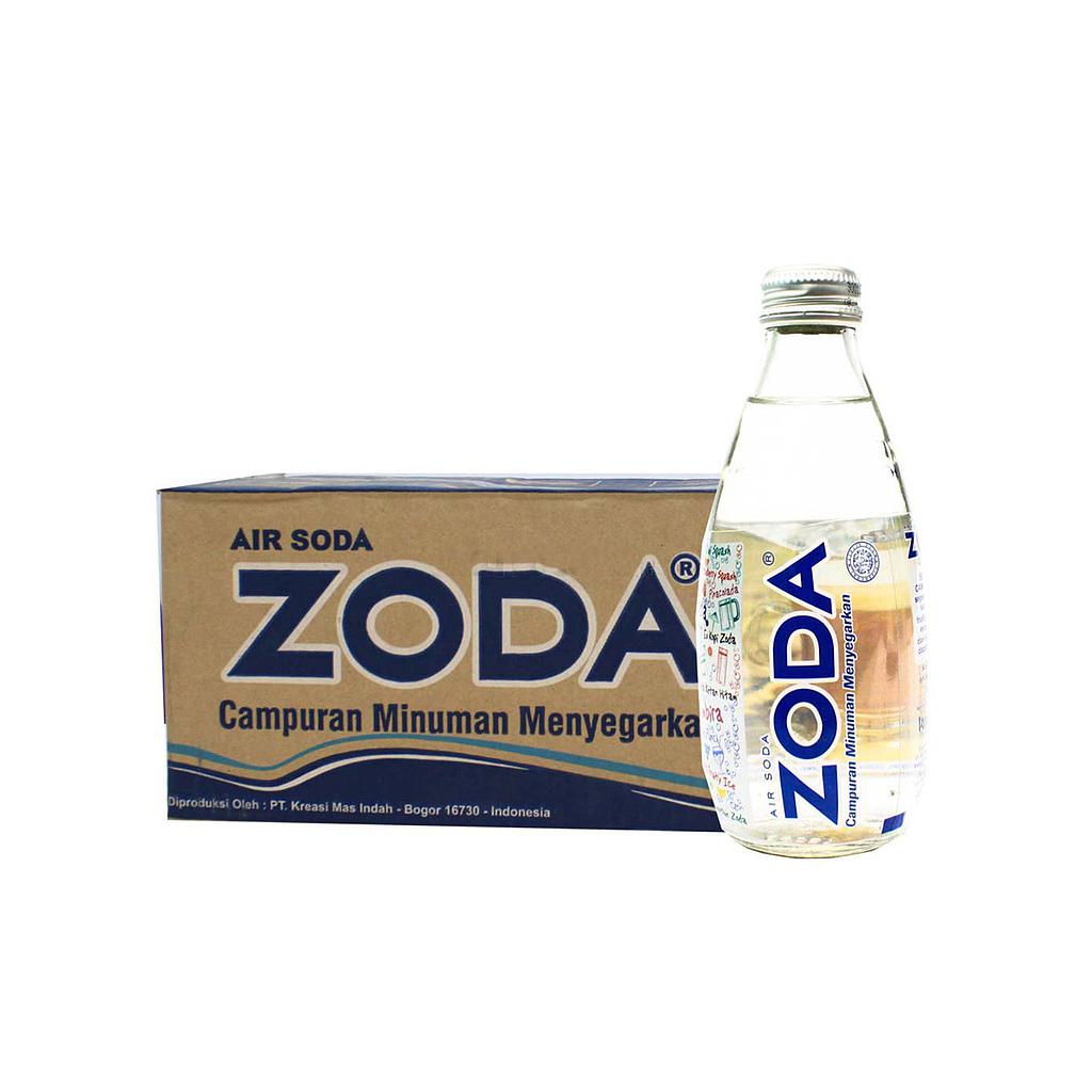 Zoda Air Soda Botol 250 Ml Karton Isi 24 Pcs