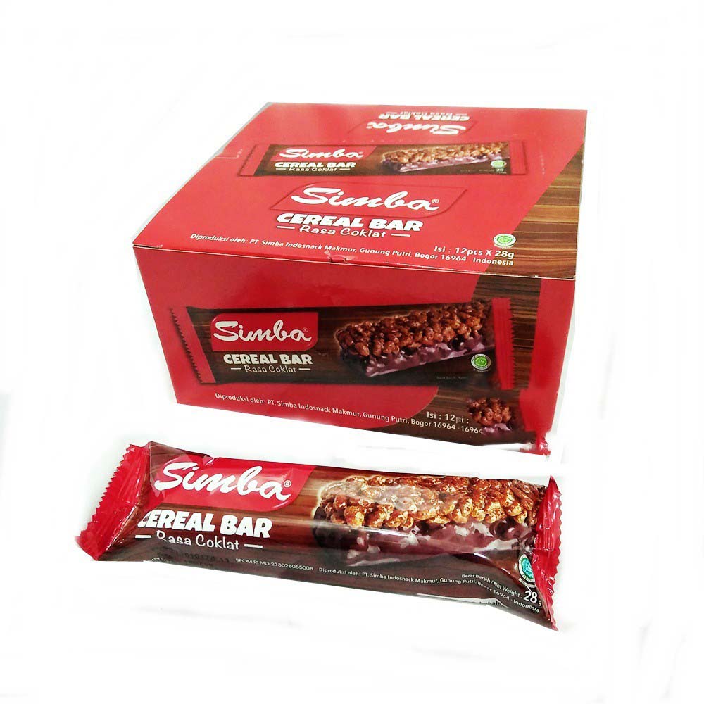 Simba Sereal Bar Rasa Coklat 28 Gr Karton Isi 12 Pcs