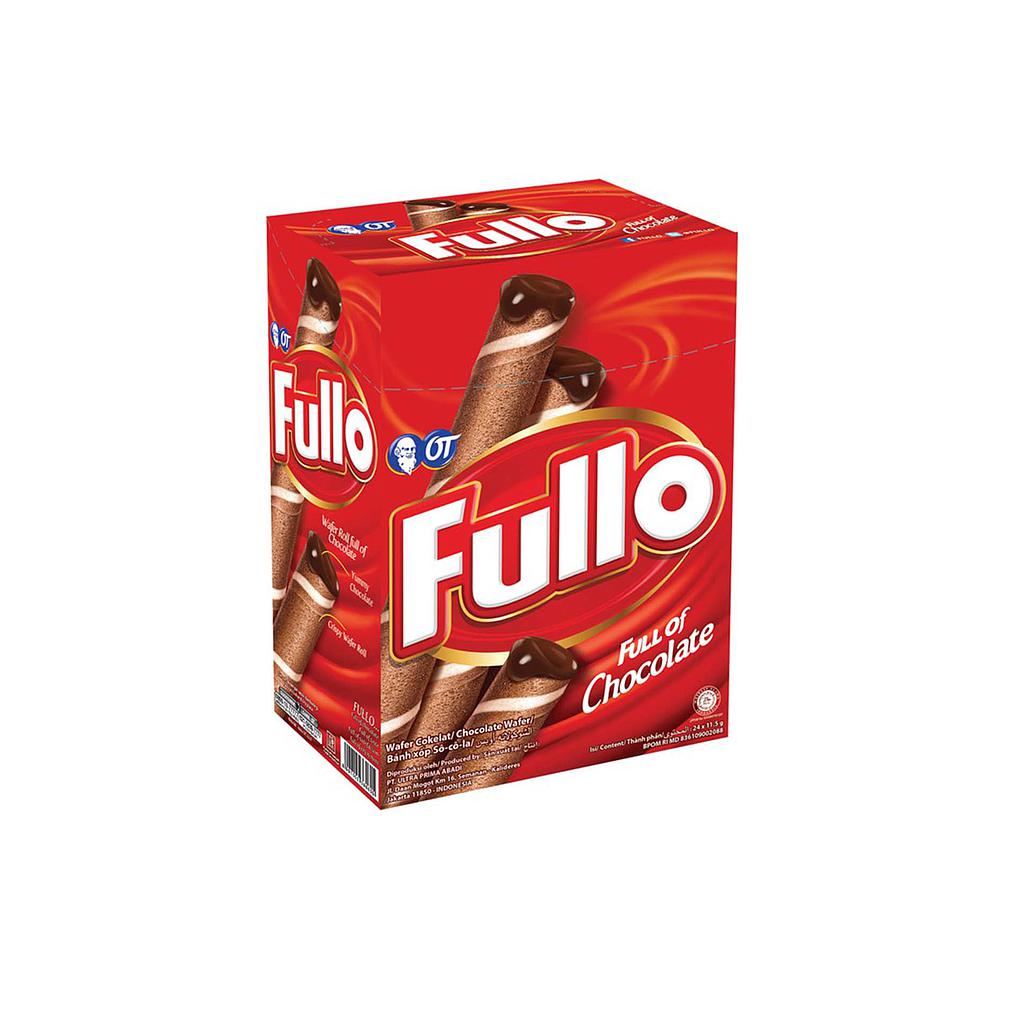 Fullo Wafer Roll Cokelat Dus Isi 24 Pcs
