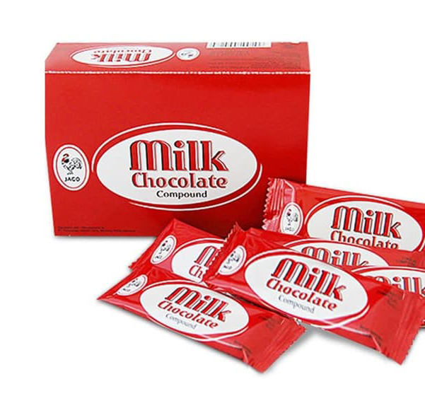 Jago Milk Chocolate 12 G Box Isi 24