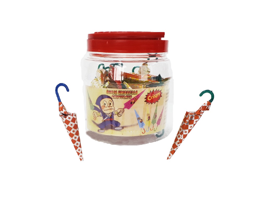 Ninja Umbrella Chocolate 50 Pcs